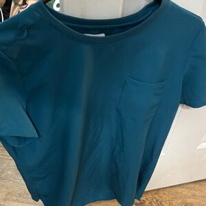 Elegant Teal Short Sleeve Women's Tee